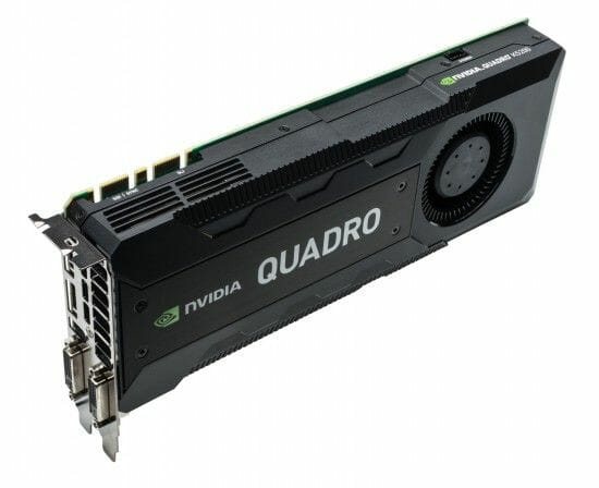 4 Nvidia Quadro K5200